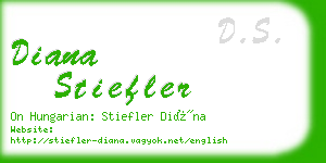 diana stiefler business card